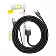 BASEUS Cafule Кабель Lightning 2.4A 0.5M - Black/Red