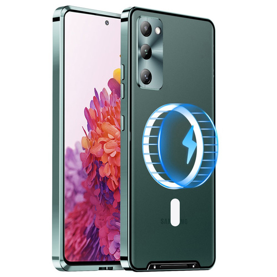 Захисний чохол для камери Samsung Galaxy S20 FE, CamShield MagSafe, прозорий / зелений
