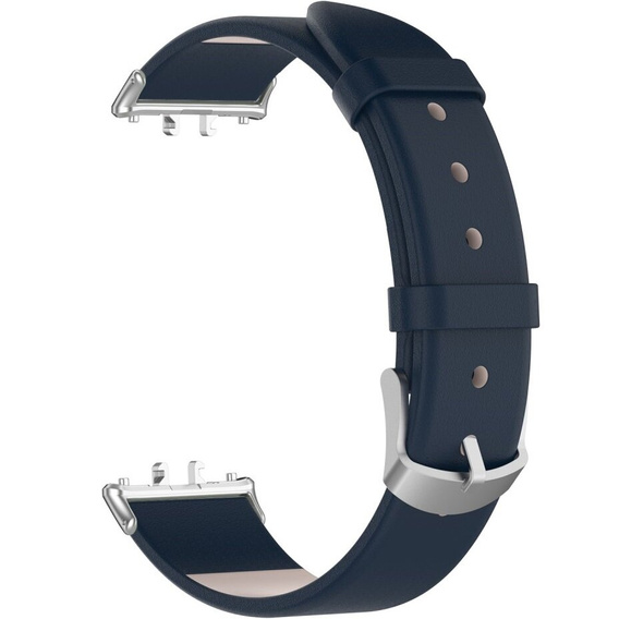 Кожаный ремешок для Samsung Galaxy Fit 3, синий