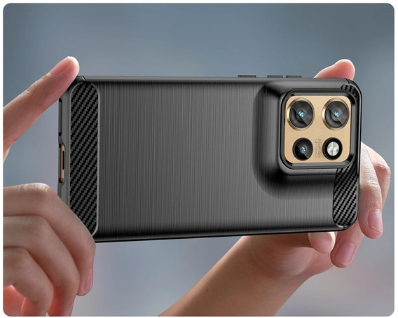 Чoхол до Motorola Edge 50 Neo / Motorola ThinkPhone 25, Carbon, чорний