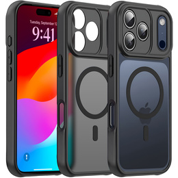 Матовый чехол для iPhone 17 Pro Max, для Magsafe, матовый черный