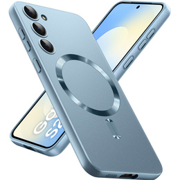 Чехол для Samsung Galaxy S25 FE, ColorMag, для MagSafe, синий