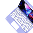 Чехол + клавиатура iPad Air 10.9 4 2020 / 5 2022, Touchpad, фиолетовый