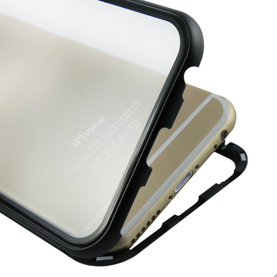 Etui Magnetic back glass do iPhone 6/6S 4.7 - Black