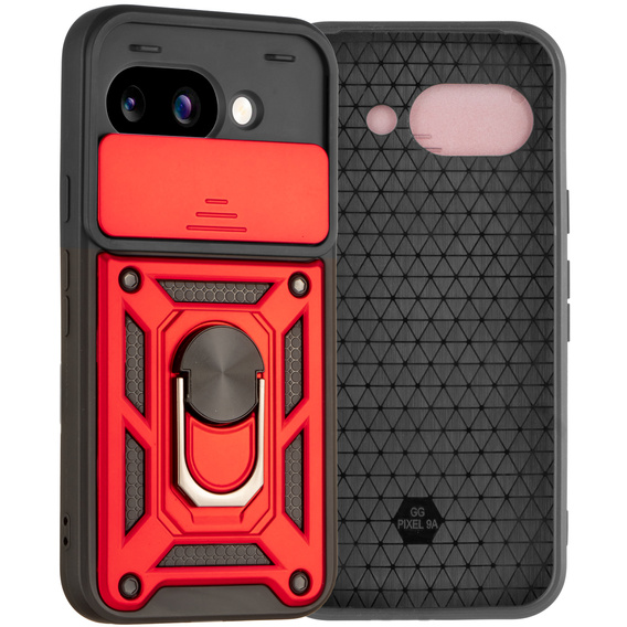 Чохол NOX Camera Slide Google Pixel 9A, CamShield Slide, червоний