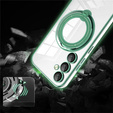 Магнітний чохол для Samsung Galaxy S24 FE, для MagSafe, зелений