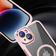 Чохол для iPhone 13, ERBORD Impact Guard, MagSafe, рожевий