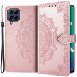 Чохол-книжка для Samsung Galaxy M53 5G, Mandala, рожевий rose gold