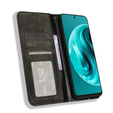Футляр з клапаном для Huawei Nova 12i, Crazy Horse Wallet, чорний
