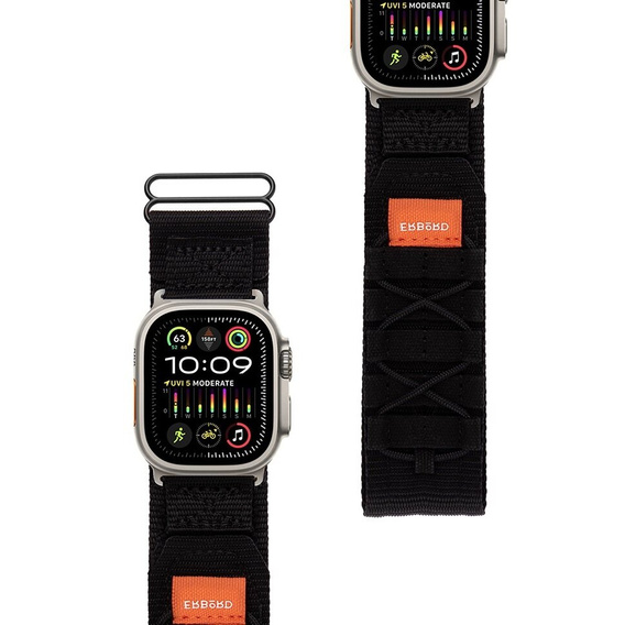 Нейлоновий ремінець ERBORD Runner для Apple Watch 1/2/3/4/5/6/7/8/9/SE/ULTRA/ULTRA 2 42/44/45/49MM