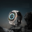 Ремінець SPIGEN для Apple Watch 1/2/3/4/5/6/7/8/SE/Ultra 42/44/45/49MM, Durapro Armor, чорний