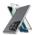 Чехол для OnePlus 12 5G, Magnetic Dual Glass, серебряный