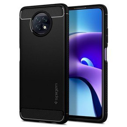 Чехол Spigen до Xiaomi Redmi Note 9T 5G, Rugged Armor, чёрный
