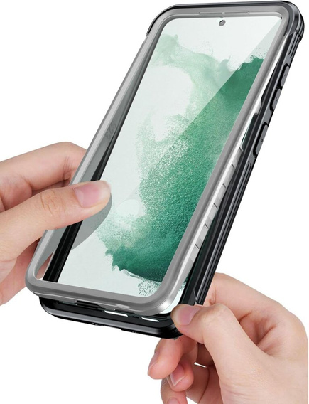 Чехол для Samsung Galaxy S23 FE, Shockproof, с пленкой на экран, для MagSafe, чёрный