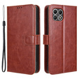 Футляр з клапаном для T Phone 2 5G, Crazy Horse Wallet, коричневий