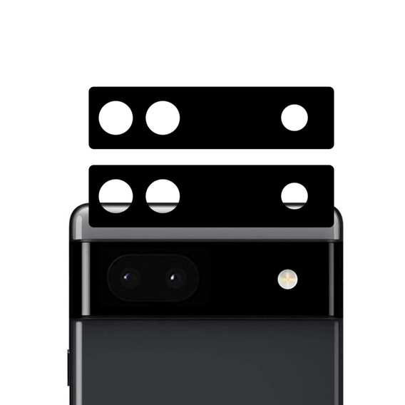 2x Скло для камери Google Pixel 6a, Black