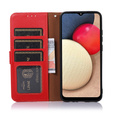 Чехол Wallet до Xiaomi Redmi Note 11/11S, KHAZNEH, Dual Color, Red
