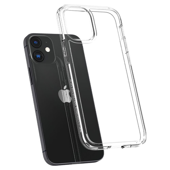 Чехол Spigen до iPhone 12 Mini, Ultra Hybrid, Crystal Clear, прозрачный