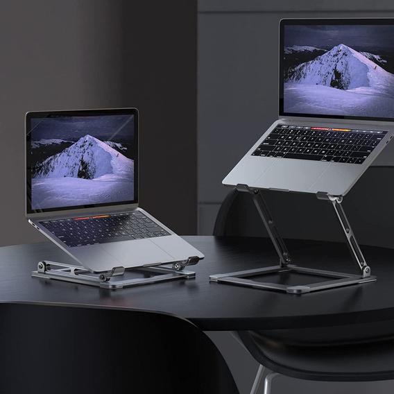 Tech-Protect Алюминиевая подставка для ноутбука, подставка - Grey
