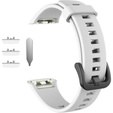 Силиконовый ремешок для Huawei Band 6 / Honor Band 6, White