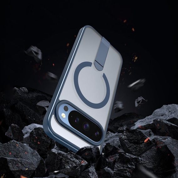 Гибридный чехол Fusion для Google Pixel 10 Pro XL, для MagSafe, с подставкой, синий