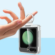 Чехол-держатель Ring Holder для Samsung Galaxy Z Flip5 5G, прозрачный