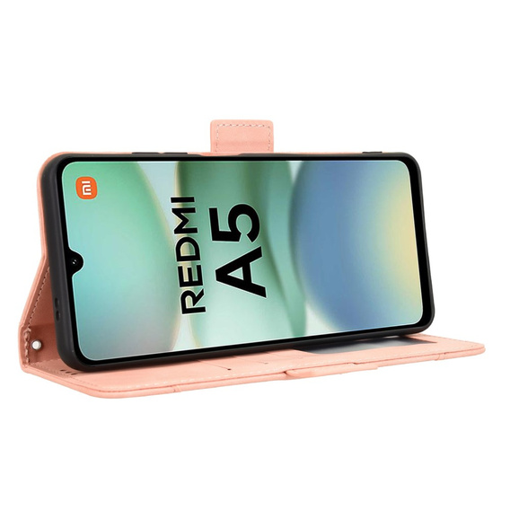 Откидной чехол для Xiaomi Redmi A5, Card Slot, розовый