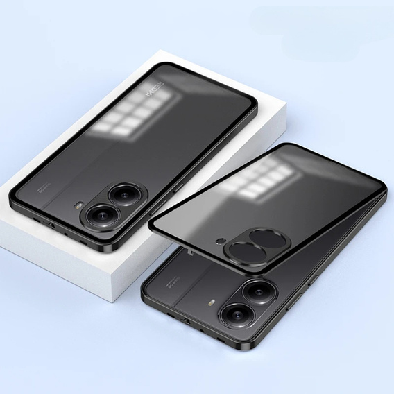 Чехол для Xiaomi Poco X7 Pro 5G, Frame Case, чёрный