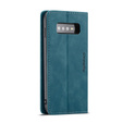 Чехол CASEME для Samsung Galaxy S10 Plus, Leather Wallet Case, синий