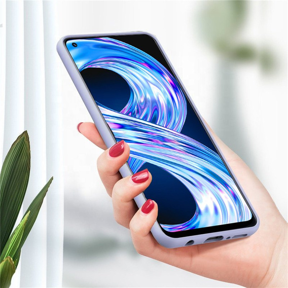Чoхол до Realme 8 / 8 Pro, Silicone Lite, лавандовий