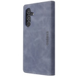 Чохол для Samsung Galaxy A54, ERBORD Vintage, гаманець з клапаном, сірий