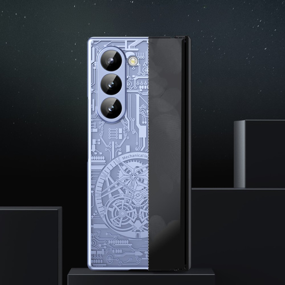 Чехол для Samsung Galaxy Z Fold6 5G, Mechanical Legend, синий