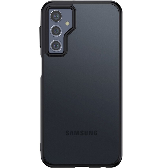 Чoхол до Samsung Galaxy M34, Fusion Hybrid, прозорий / чорний