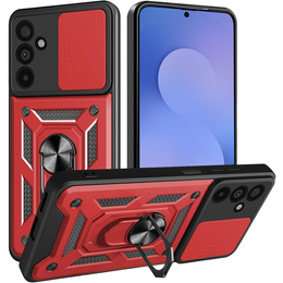 Чохол NOX Camera Slide Samsung Galaxy S25 FE, CamShield Slide, червоний