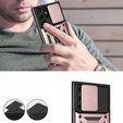 Чехол NOX Camera Slide Samsung Galaxy S23 Ultra, CamShield Slide, розовый rose gold