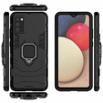 Чoхол до Samsung Galaxy A02S, Kickstand Ring, чорний