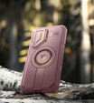 Бронированный чехол для Samsung Galaxy S25+ Plus, Dexnor CamProtect MagSafe, розовый (Две рамки)