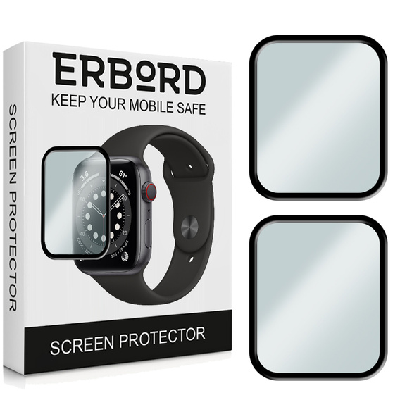 2x Гібридне скло ERBORD для Apple Watch 4/5/6/SE 40mm