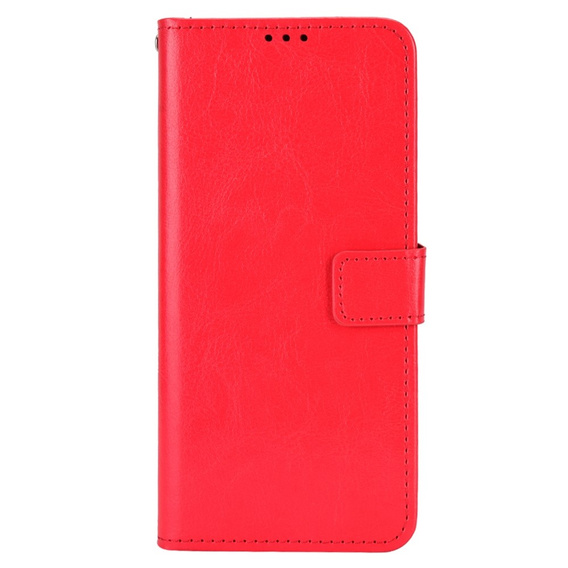 Футляр з клапаном для Oppo A17, Crazy Horse Wallet, червоний