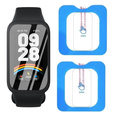 2x ERBORD загартованого скла для Xiaomi Smart Band 9 Active, з монтажною рамкою