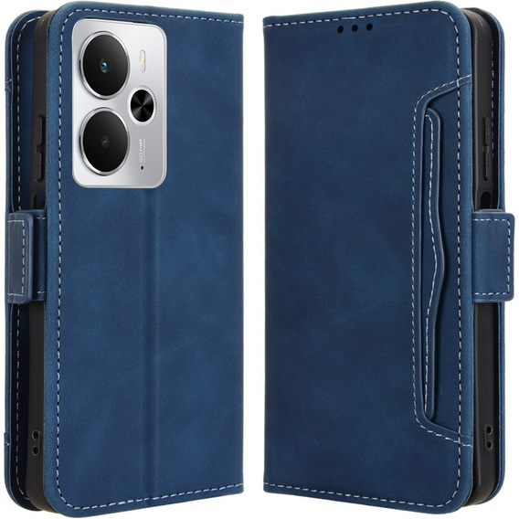 Откидной чехол для Realme 14 5G / Realme 14T 5G, Card Slot, темно-синий