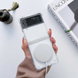 Чехол до Samsung Galaxy Z Flip4 5G, Dropproof, прозрачный