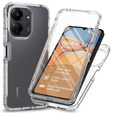 Чoхол Shockproof до Xiaomi Redmi 13C, із захисним екраном, прозорий