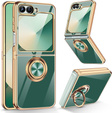 Чoхол до Samsung Galaxy Z Flip7 FE / Z Flip6, Electro Ring, зелений