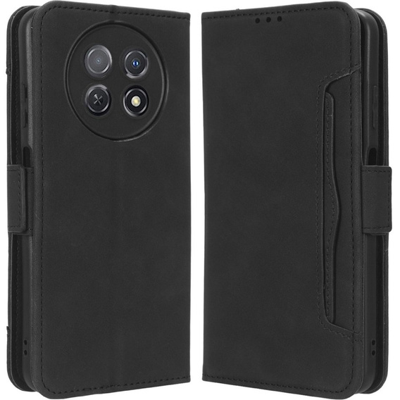 Откидной чехол для Huawei Nova Y91 4G, Card Slot, чёрный