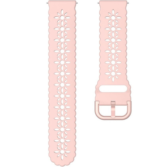 Силиконовый ремешок 20mm Soft Hollowed-out, Pink