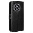 Откидной чехол для OnePlus 13R, Crazy Horse Wallet, чёрный