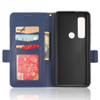 Откидной чехол для Cat S75 5G, Wallet Litchi Magnet, темно-синий