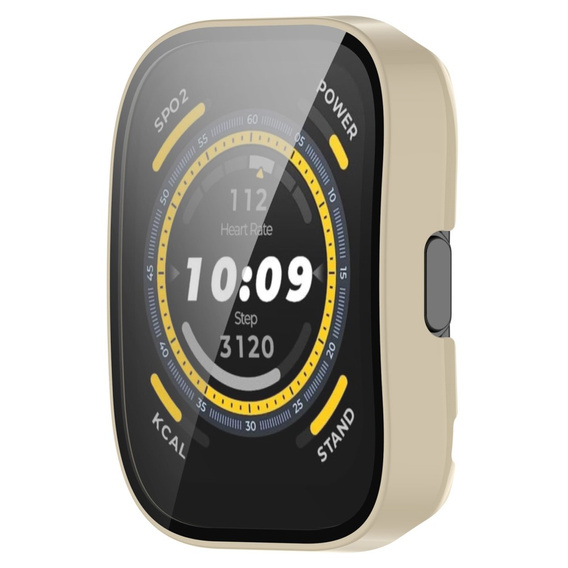Чохол 2в1 + загартоване скло для Amazfit Bip 5, білий