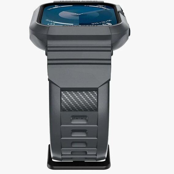 Чехол ремешок SPIGEN до Apple Watch 4/5/6/7/SE 44/45mm, Rugged Armor Pro, Charcoal Grey